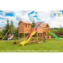 Station de jeux enfants en bois séché lasuré MAXI SET PLAY BOX FUNGOO