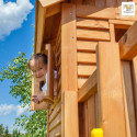 Station de jeux enfants en bois séché lasuré MAXI SET PLAY BOX FUNGOO