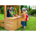 Station de jeux enfants en bois séché lasuré MAXI SET PLAY BOX FUNGOO