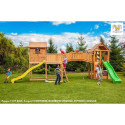 Station de jeux en bois séché lasuré MAXI SET SIZED PLAZA - FUNGOO