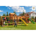 Station de jeux en bois séché lasuré MAXI SET SPIDER LAND - FUNGOO