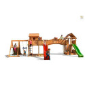 Station de jeux en bois séché lasuré MAXI SET SPIDER LAND - FUNGOO