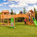Station de jeux en bois séché lasuré MAXI SET SMILE FARM - FUNGOO