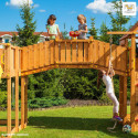 Station de jeux en bois séché lasuré MAXI SET SMILE FARM - FUNGOO
