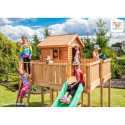 Station de jeux en bois séché lasuré MAXI SET SMILE FARM - FUNGOO