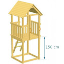 Station de jeux pour enfants en bois traité autoclave KIOSK - BLUE RABBIT
