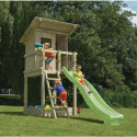 Station de jeux enfants en bois traité autoclave Beach Hut BLUE RABBIT