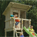 Station de jeux enfants en bois traité autoclave Beach Hut BLUE RABBIT