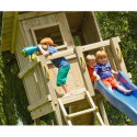 Station de jeux enfants en bois traité autoclave Beach Hut BLUE RABBIT