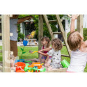 Station de jeux pour enfants en bois traité autoclave PAGODA - BLUE RABBIT