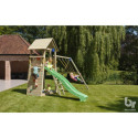 Station de jeux en bois traité autoclave Belvédère + Swing BLUE RABBIT