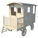 Roulotte pour enfants en bois sur pilotis CARRY 155x265x200cm - SOULET