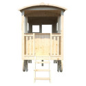 Roulotte pour enfants en bois sur pilotis CARRY 155x265x200cm - SOULET