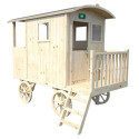 Roulotte pour enfants en bois sur pilotis CARRY 155x265x200cm - SOULET