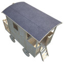 Roulotte pour enfants en bois sur pilotis CARRY 155x265x200cm - SOULET
