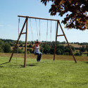 Portique en bois pour ados GALDAR 409x281x330cm - SOULET