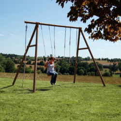 Portique en bois pour ados GALDAR 409x281x330cm - SOULET