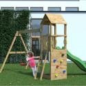 Aire de jeux en bois FLAPPI de Fungoo, ludique et bien pensée 