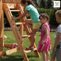 Aire de jeux en bois FLAPPI de Fungoo, ludique et bien pensée 