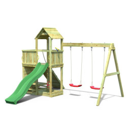 Portique en bois FLOPPI - FUNGO pour activités en toute sécurité 
