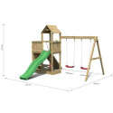Portique en bois FLOPPI - FUNGO pour activités en toute sécurité 