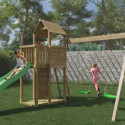 Air de jeux en bois avec balançoire double BOOMER 3 -  FUNGO 