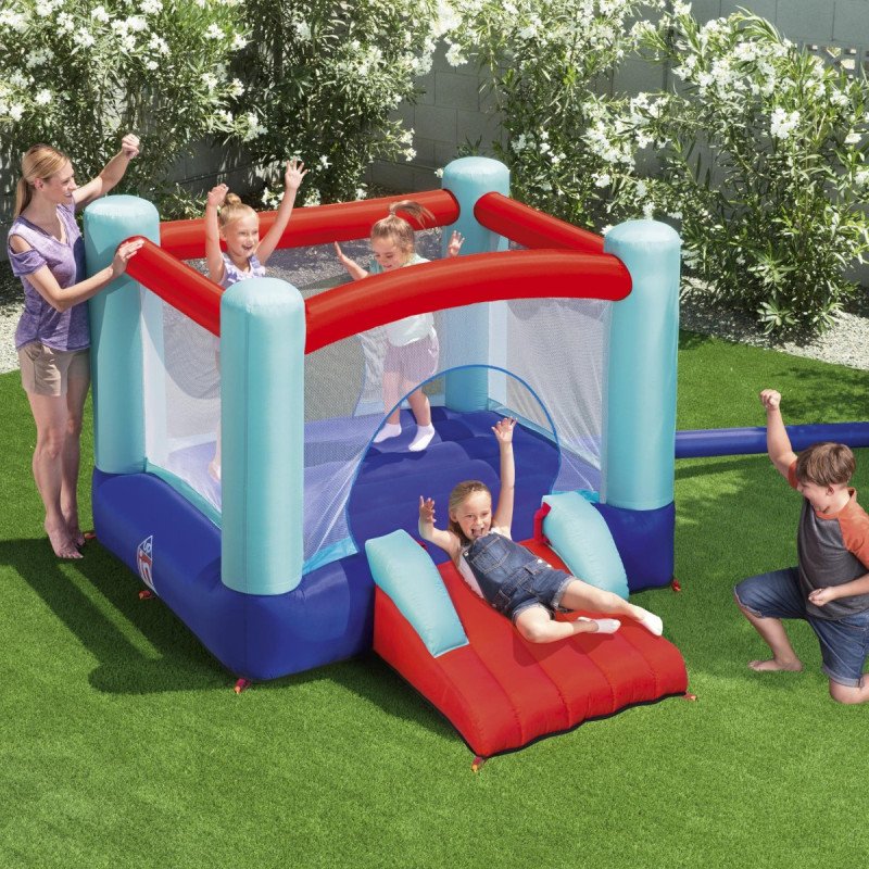 Aire de jeux avec château gonflable Spring N' Slide Park Bestway