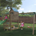 Air de jeux en bois avec double balançoire JARCAS - FUNGO 
