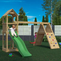 Air de jeux en bois avec double balançoire FLEPPI - FUNGO 