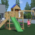 Air de jeux en bois avec double balançoire TREEHOUSE - FUNGO 