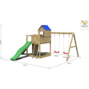 Air de jeux en bois avec double balançoire TREEHOUSE - FUNGO 