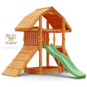 Aire de jeux en bois avec murs d'escalade Buffalo - FUNGOO