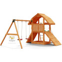 Aire de jeux en bois avec balançoire double Buffalo - FUNGOO
