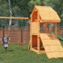 Aire de jeux en bois avec balançoire double Buffalo - FUNGOO