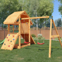 Aire de jeux en bois avec balançoire double Buffalo - FUNGOO