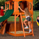 Aire de jeux Atlantic en bois imputrescible – Backyard Discovery