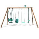 Portique de jeux Suzanne 377x189x222cm en bois autoclave - SOULET