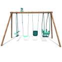 Portique de jeux Suzanne 377x189x222cm en bois autoclave - SOULET