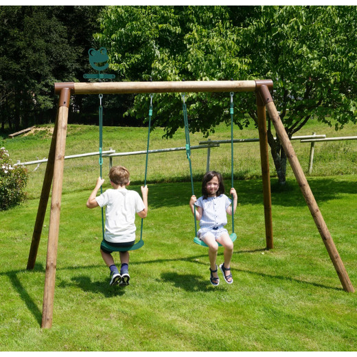 Portique de jeux en bois autoclave Alizée 265x166x195cm – SOULET