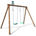Portique de jeux en bois autoclave Alizée 265x166x195cm – SOULET