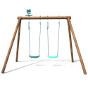 Portique de jeux en bois autoclave Alizée 265x166x195cm – SOULET