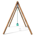 Portique de jeux en bois autoclave Alizée 265x166x195cm – SOULET