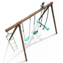 Portique de jeux Gabin 318x189x222cm en bois autoclave - SOULET