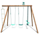 Portique de jeux Gabin 318x189x222cm en bois autoclave - SOULET