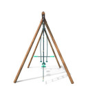 Portique de jeux Gabin 318x189x222cm en bois autoclave - SOULET