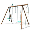 Portique de jeux Gabin 318x189x222cm en bois autoclave - SOULET
