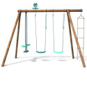 Portique de jeux Gabin 318x189x222cm en bois autoclave - SOULET