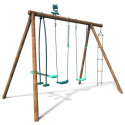 Portique de jeux Gabin 318x189x222cm en bois autoclave - SOULET