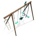 Portique de jeux Suzon 318x189x222cm en bois autoclave - SOULET