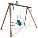 Portique de jeux Suzon 318x189x222cm en bois autoclave - SOULET